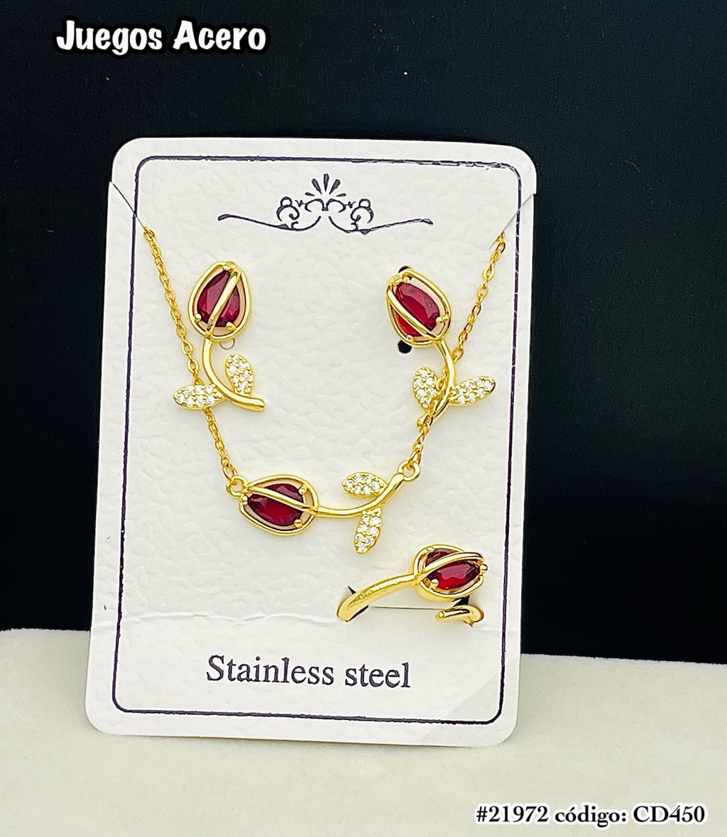 🍀 Juego Trébol con Anillo – Varios Colores