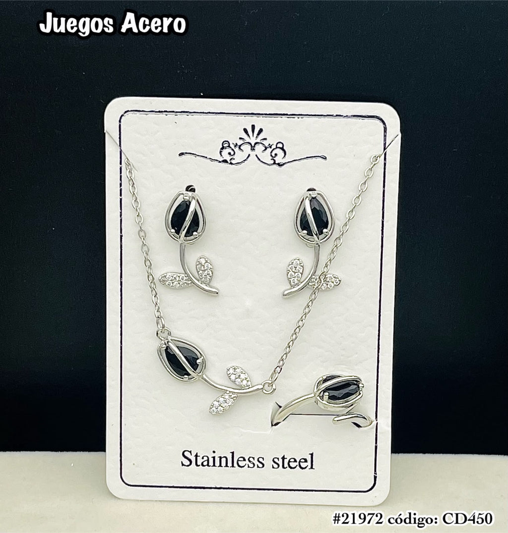 🍀 Juego Trébol con Anillo – Varios Colores